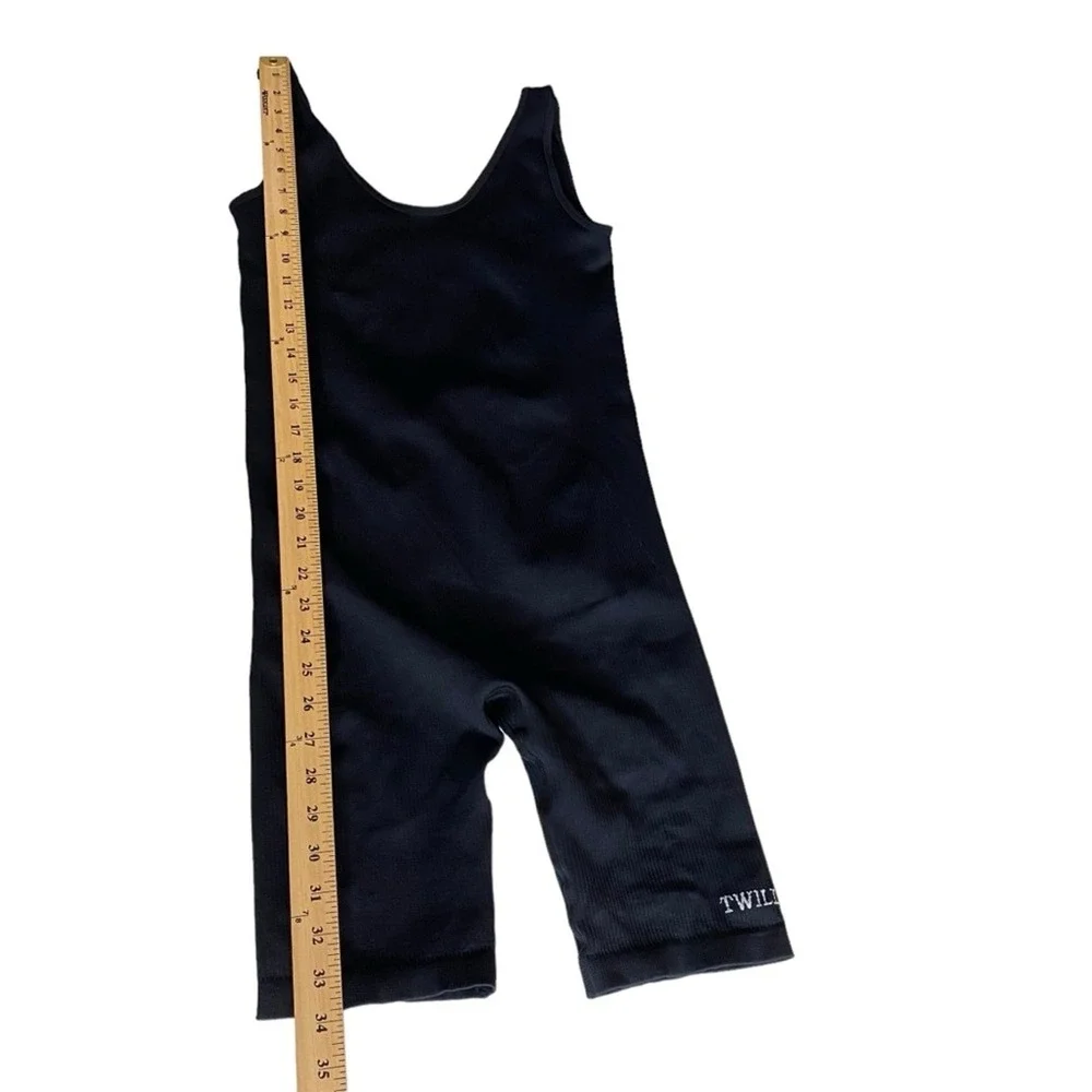 Twill‎ Active Celara Recycled Rib Plunge Neck Playsuit Romper Women's Medium
